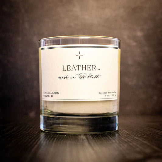 LEATHER CANDLE