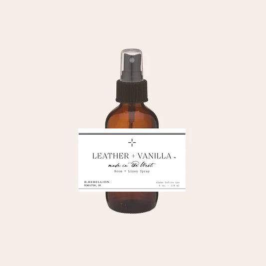 LEATHER and VANILLA Room Spray