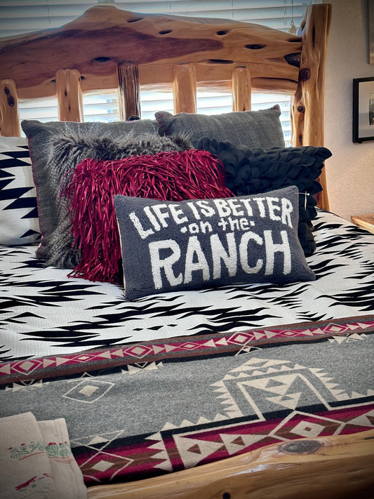 Life is Better on the Ranch Pillow