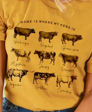 Home is Where My Herd Is Tee