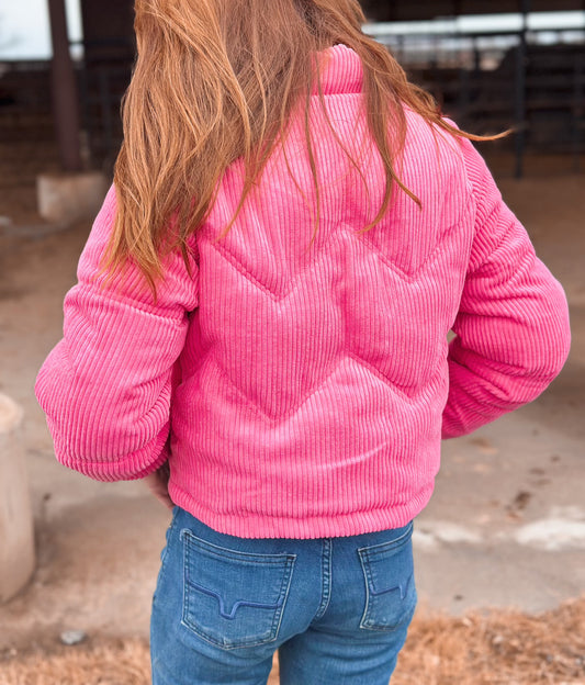 Corduroy Puffer Jacket