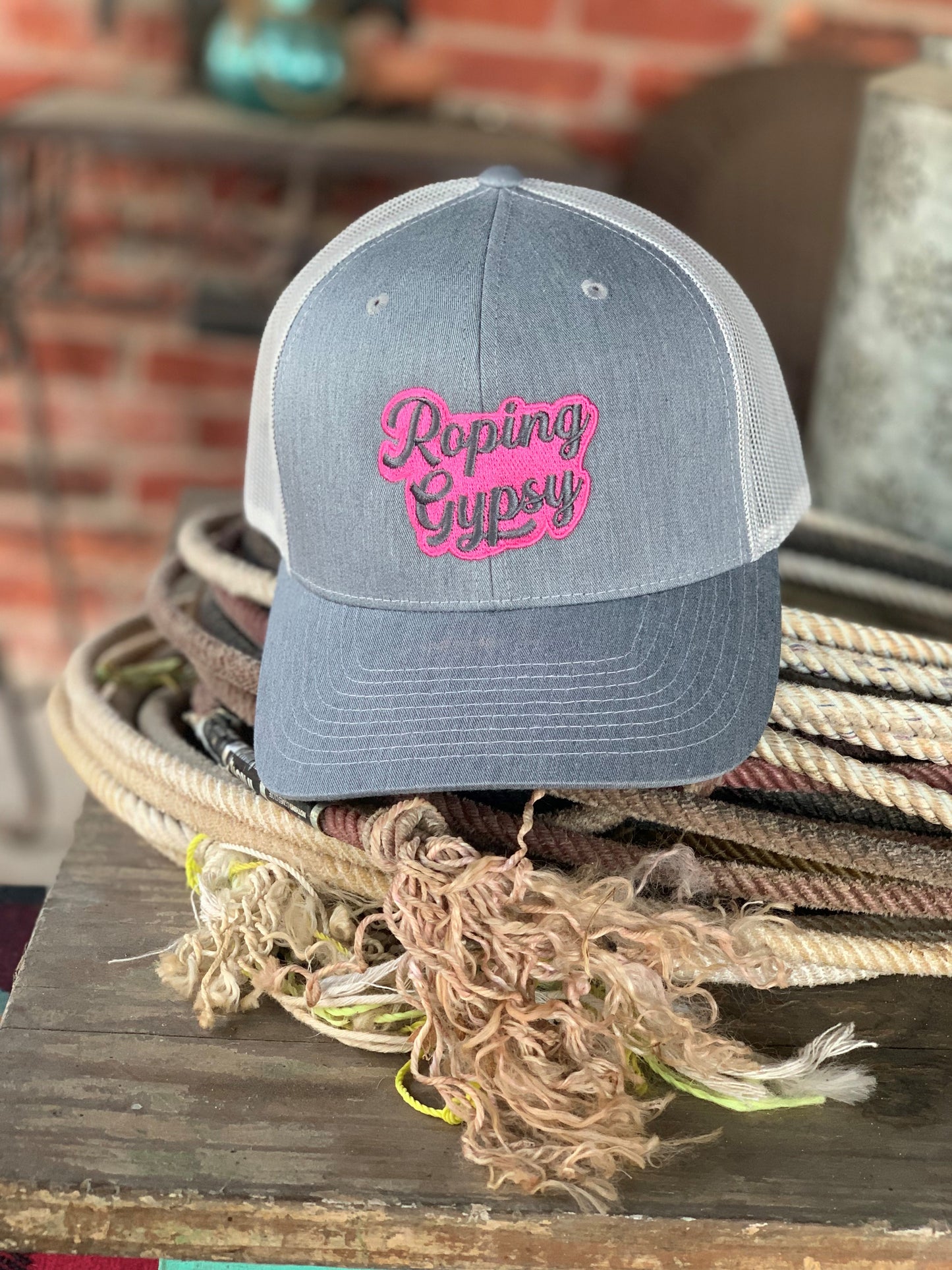 Roping Gypsy Logo Hat  5