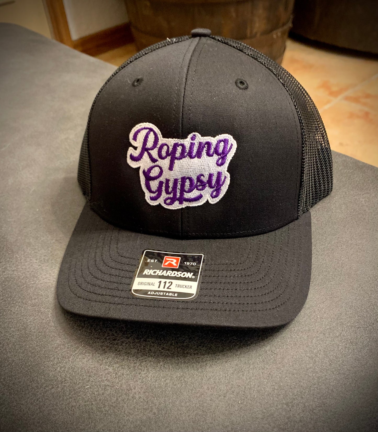 Roping Gypsy Logo Hat Purple