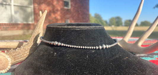 Navajo Pearl graduated Necklace