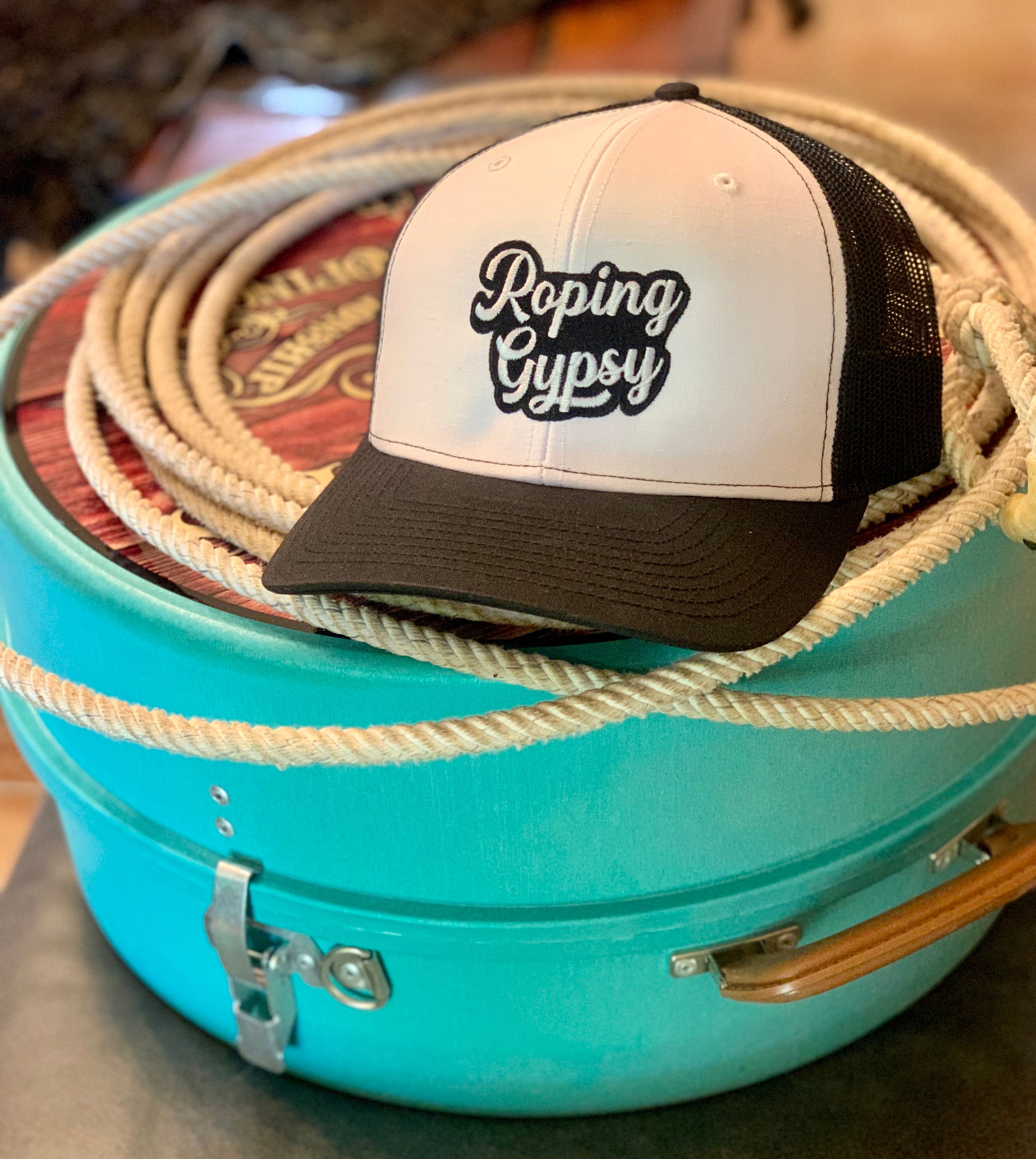 Roping Gypsy logo hat 11